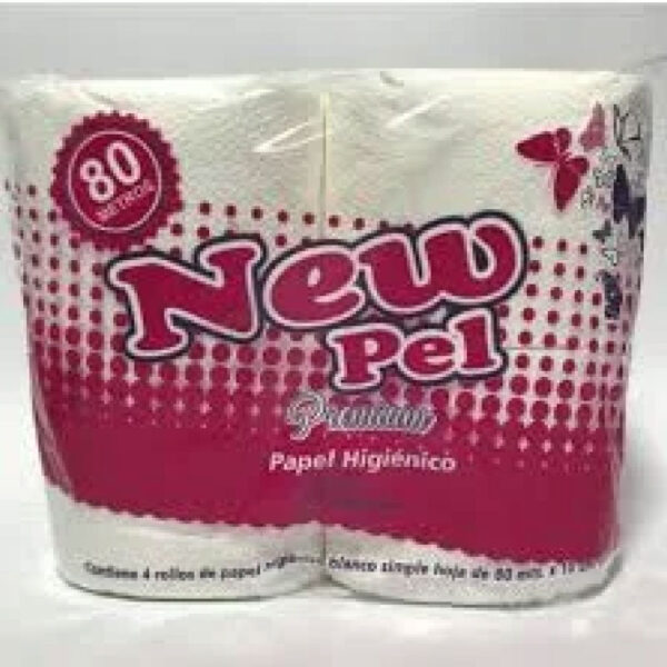 Papel Higiénico New Pel x 30 rollos x 80 mts