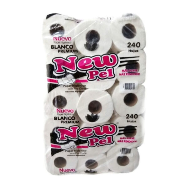 Papel Higiénico New Pel x 30 rollos x 90 mts