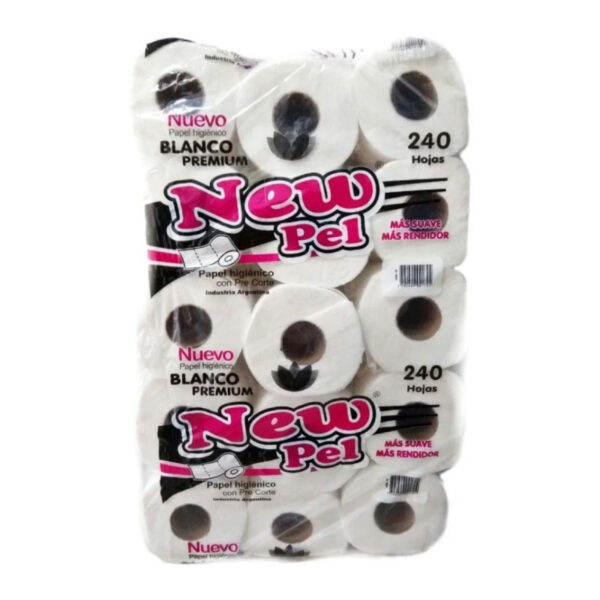 Papel Higiénico New Pel x 30 rollos x 30 mts